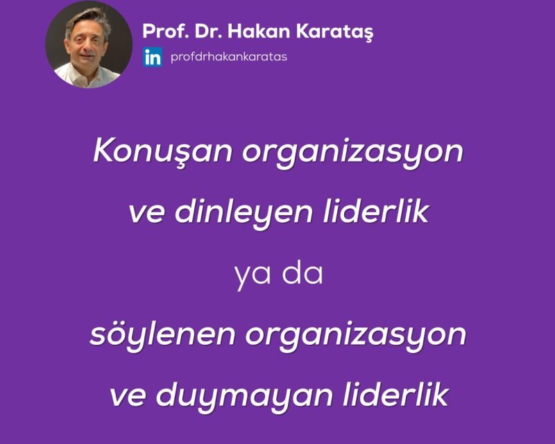 Konuşan Organizasyon!